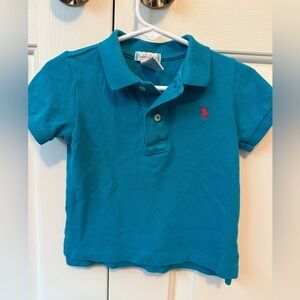 Ralph Lauren Kids Blue Polo Shirt